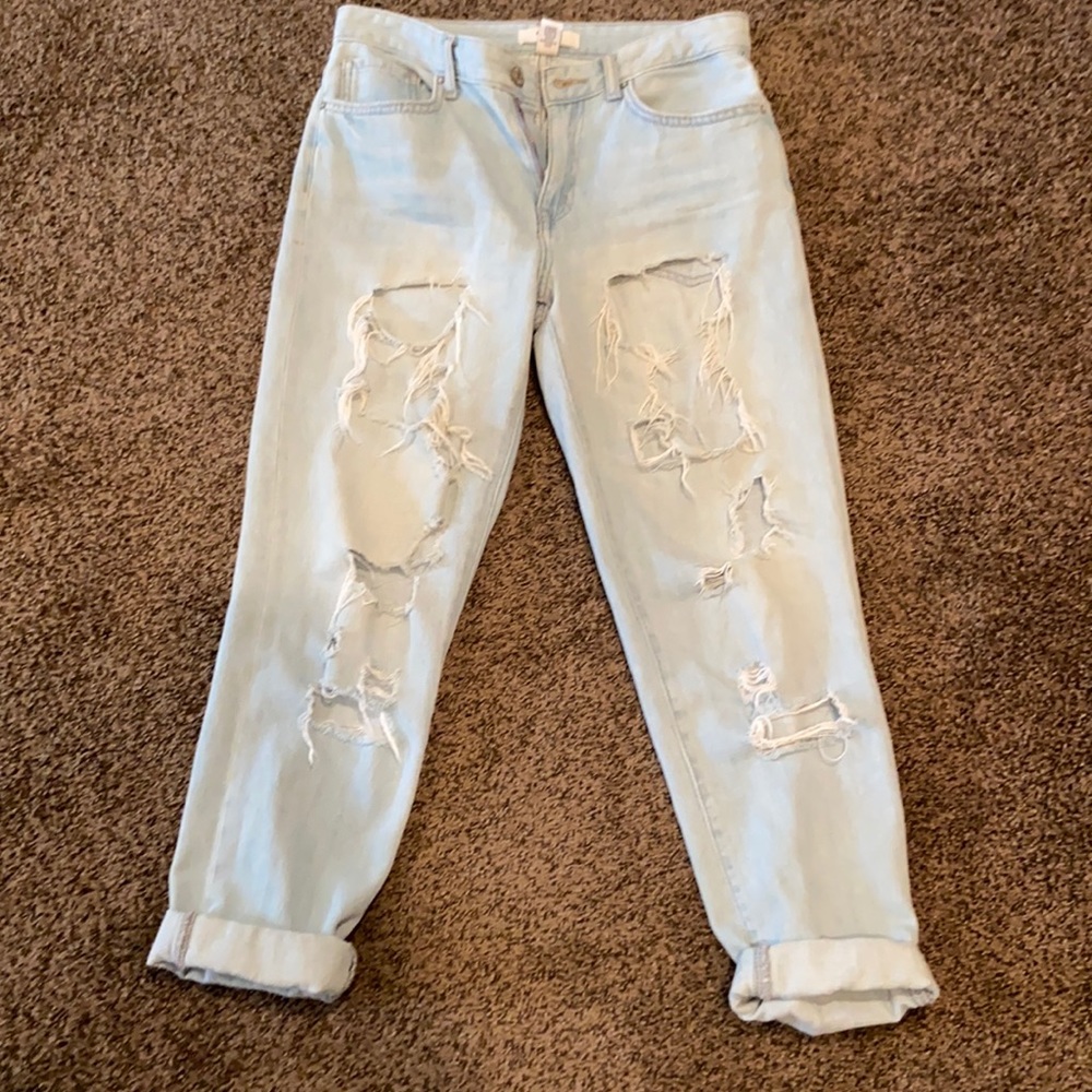 Ripped Blue Jeans